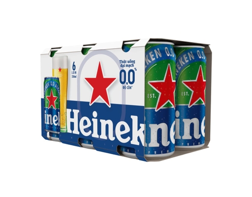 Thùng 24 Lon Thức Uống Đại Mạch 0.0 250ml Heineken ảnh 2