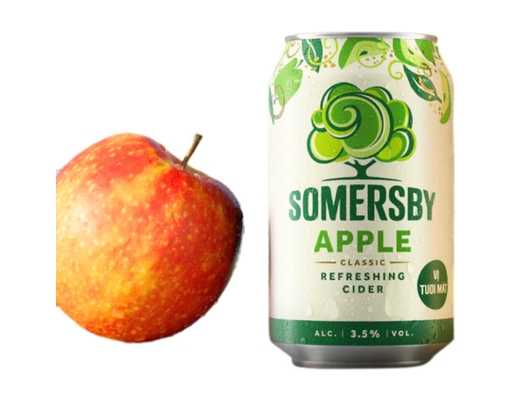 Nước Táo Lên Men Lon 320ml Somersby ảnh 1