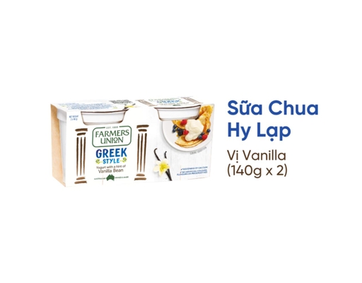 Sữa Chua Vị Vani Kiểu Hy Lạp 280g Farmers Union ảnh 1