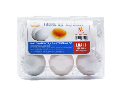Hộp Trứng Vịt Size L 6 Quả Vfood ảnh 0