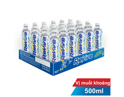 Thùng 24 Chai Nước Uống Isotonic 500ml Revive ảnh 0