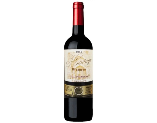 Rượu Vang Đỏ Pháp Heritage De Menuts Bordeaux 750ml Maison Riviere ảnh 0