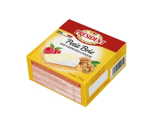Phô Mai Mềm Ủ Chín Petit Brie President 125g Président ảnh 0