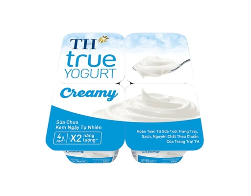 Sữa Chua Kem Ngậy Tự Nhiên Th True Yogurt 100gx4 Th True Yogurt ảnh 0