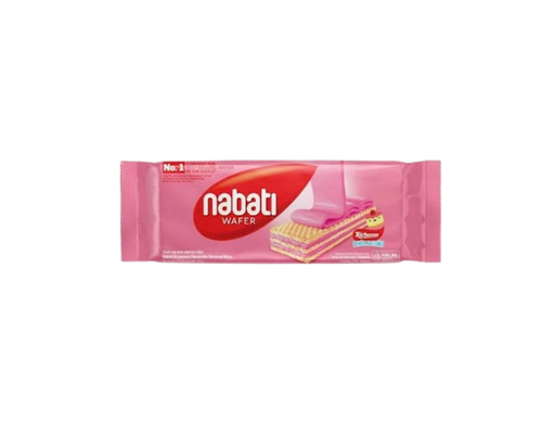 Bánh Xốp Kem Phô Mai Dâu Hộp 120g Nabati ảnh 1