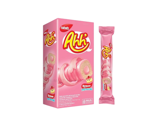 Bánh Phủ Kem Phô Mai Dâu Hộp 90g Ahh ảnh 1