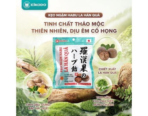 Kẹo La Hán Quả 15g Eikodo ảnh 2