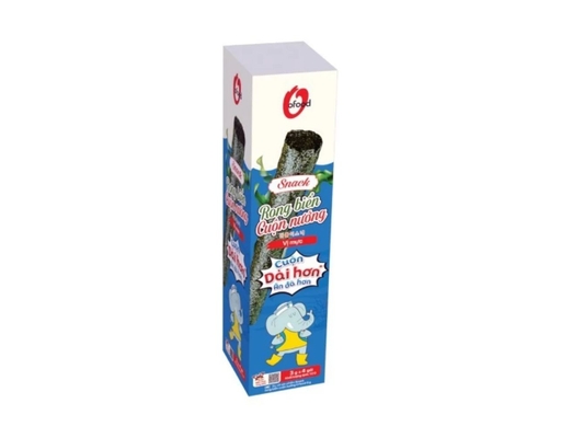 Snack Rong Biển Cuộn Nướng Vị Mực 12g O'Food ảnh 0