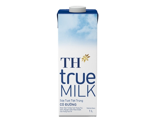 Sữa Tươi Tiệt Trùng Th True Milk Có Đường Hộp 1L TH True Milk ảnh 0