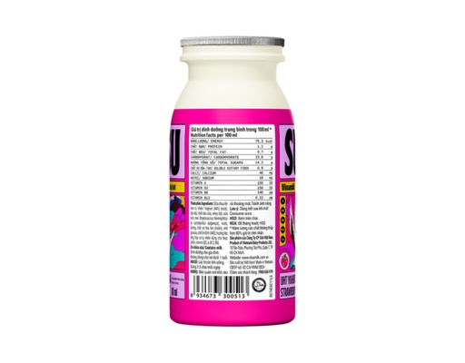 Lốc 6 Chai Sữa Chua Uống Hương Dâu 80ml Susu ảnh 3