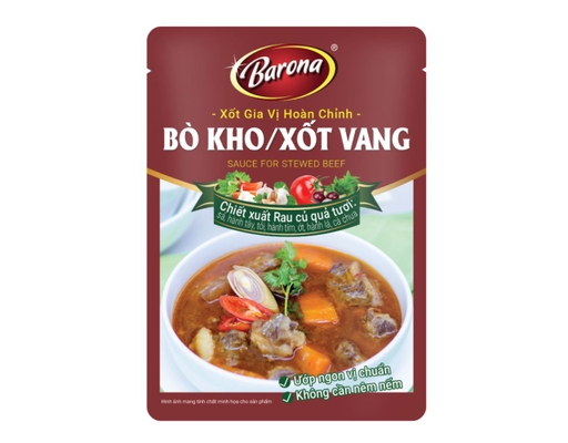 Xốt Gia Vị Hoàn Chỉnh Bò Kho 80g Barona ảnh 0