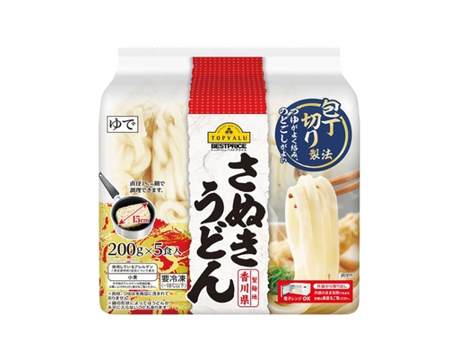 Mì Sanuki Udon Đông Lạnh 1000g TOPVALU ảnh 1