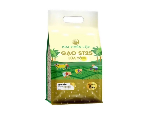 Gạo ST25 Lúa Tôm 5kg Kim Thiên Lộc ảnh 1