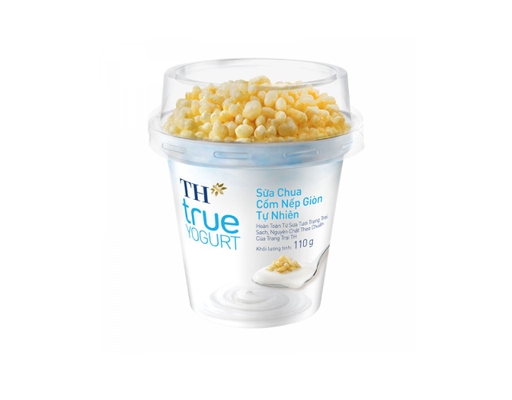Lốc 3 Sữa Chua Ăn Cốm Nếp Giòn 110g - 10061244 TH True Yogurt ảnh 1