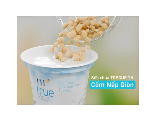 Lốc 3 Sữa Chua Ăn Cốm Nếp Giòn 110g - 10061244 TH True Yogurt ảnh 2