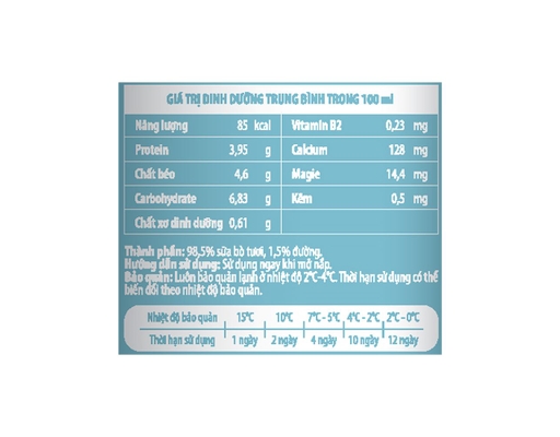 Sữa Tươi Thanh Trùng Ít Đường 900ml Delifres+ ảnh 2