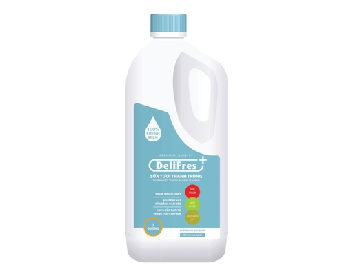 Sữa Tươi Thanh Trùng Ít Đường 1.8L Delifres+ ảnh 0