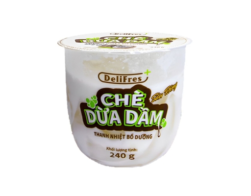 Chè Dừa Dầm Sầu Riêng 240g Delifres+ ảnh 0