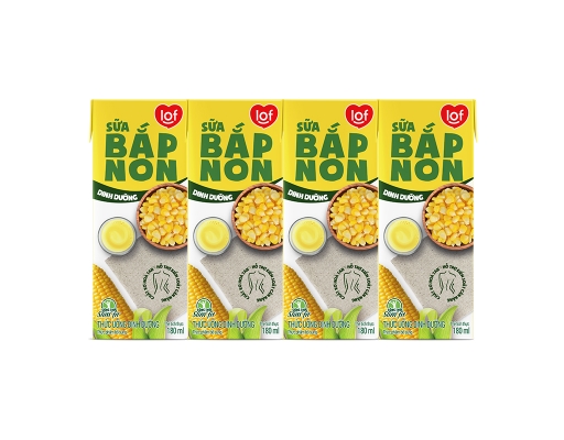 Lốc 4 Hộp Sữa Bắp Non Lof Love In Farm 180ml Lof ảnh 0