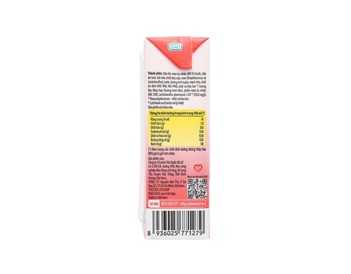 Lốc 4 Hộp Sữa Chua Uống Hương Dâu 180ml Kun ảnh 3