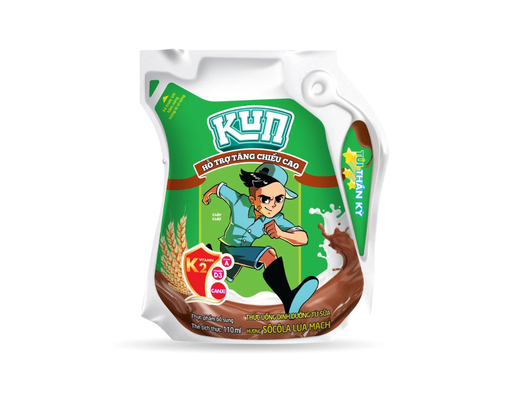 Sữa Socola Lúa Mạch Lof Kun Túi 110ml Kun ảnh 2