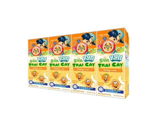Thùng 48 Hộp Sữa Trái Cây Lof Kun Hương Cam 180ml Kun ảnh 1