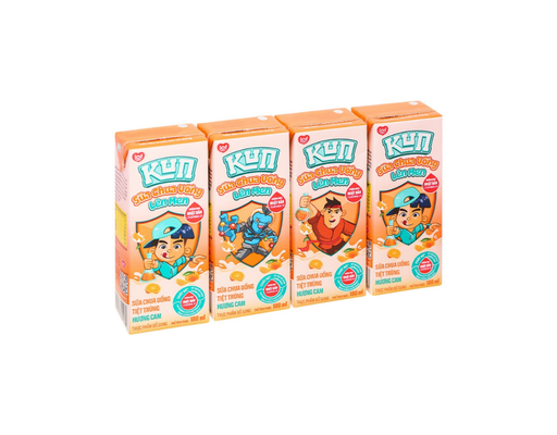 Thùng 48 Hộp Sữa Kun Cam 180ml Kun ảnh 2