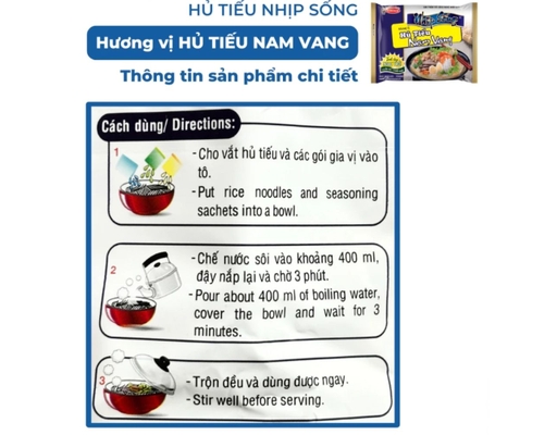 Thùng 30 Hủ Tiếu Nam Vang 71g - 01066821 ACECOOK ảnh 5