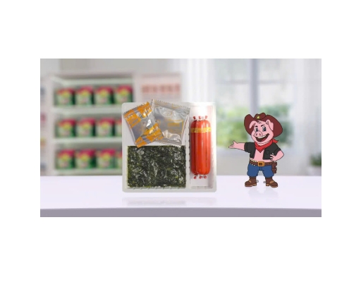 Xúc Xích Truyền Thống Cao Bồi Cuốn Cuốn Rong Biển 50g Meat Deli ảnh 2