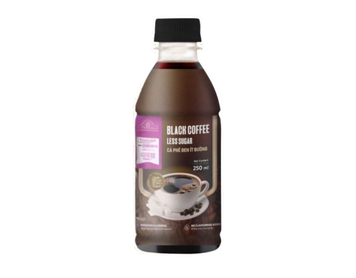 Cà Phê Đen Ít Đường 250ml TOPVALU ảnh 2