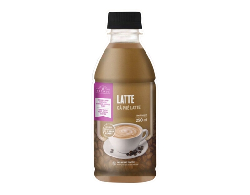 Cà Phê Latte 250ml TOPVALU ảnh 2