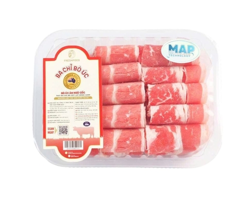 Thịt Ba Chỉ Bò Úc 300g Freshfoco ảnh 0