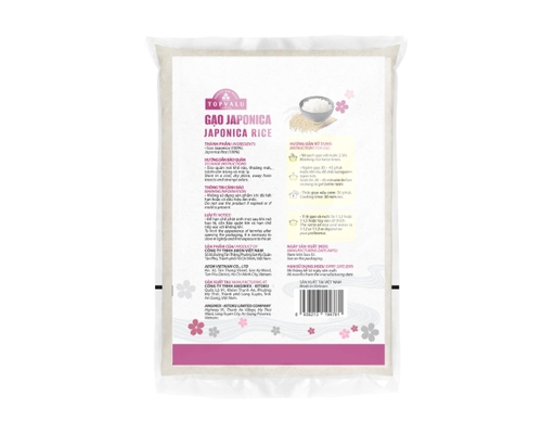 Gạo Japonica Topvalu 2Kg Túi TOPVALU ảnh 3
