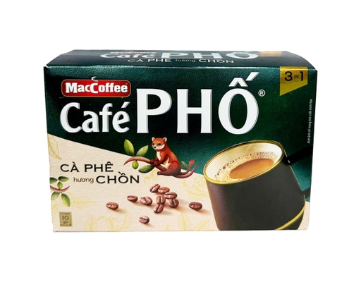 Cà Phê Phố Sữa Hương Chồn 10 x 16g MacCoffee ảnh 1