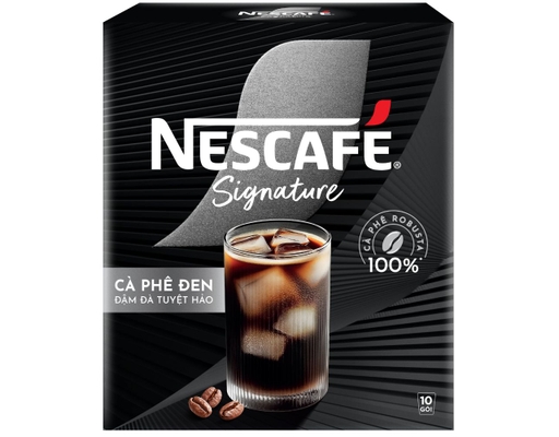 Hộp Cà Phê Đen Signature 10 Gói x 10,5 g Nescafé ảnh 0