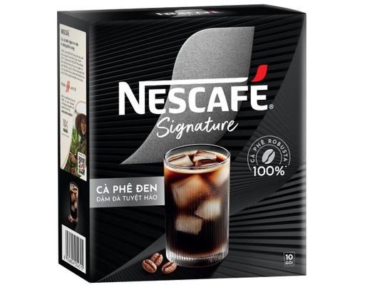 Hộp Cà Phê Đen Signature 10 Gói x 10,5 g Nescafé ảnh 1