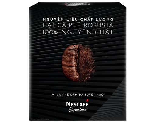 Hộp Cà Phê Đen Signature 10 Gói x 10,5 g Nescafé ảnh 2