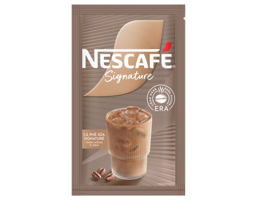 Hộp Cà Phê Sữa Signature 10 Gói x 28 g Nescafé ảnh 2