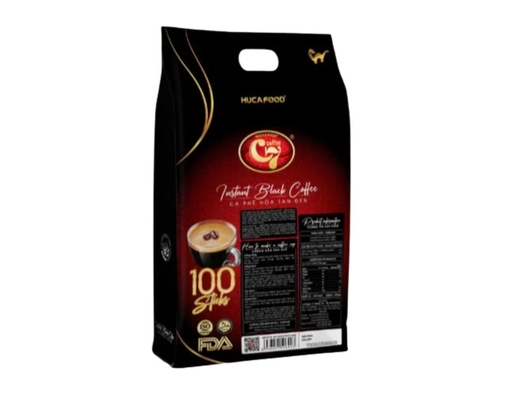 Cà Phê Hòa Tan Đen C7 - Túi 100 x 2g Con Chồn Vàng ảnh 1