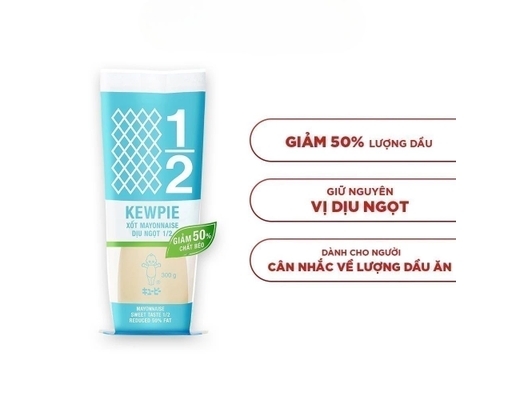 Xốt Mayonnaise Ít Béo 300g Kewpie ảnh 1
