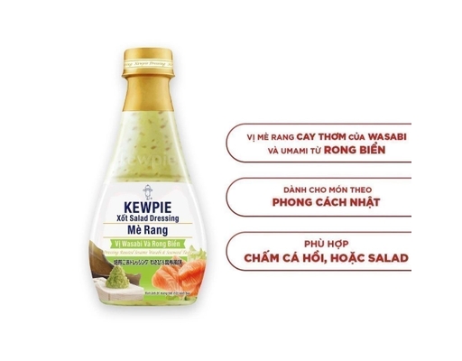 Xốt Dressing Mè Rang Wasabi Rong Biển 210ml Kewpie ảnh 1