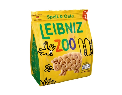 Bánh Quy Lúa Mì Yến Mạch Hình Thú Zoo 100g Leibniz ảnh 0