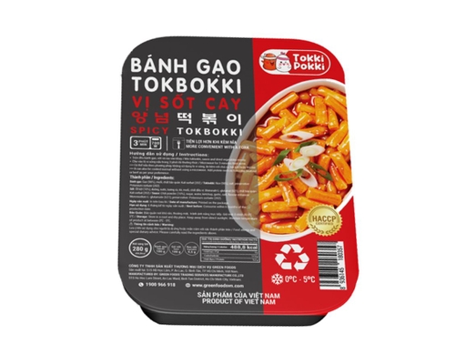 Bánh Gạo Tokbokki Sốt Cay 280g Greenfoods ảnh 0