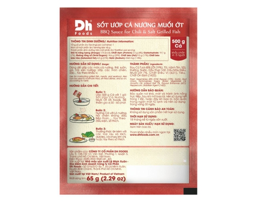 Sốt Cá Nướng Muối Ớt 65g DH Foods ảnh 1