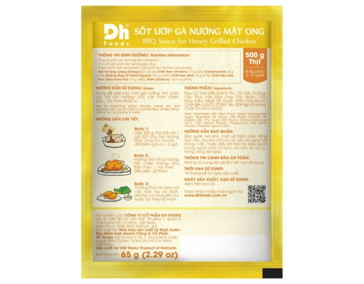 Sốt Gà Nướng Mật Ong 65g DH Foods ảnh 1
