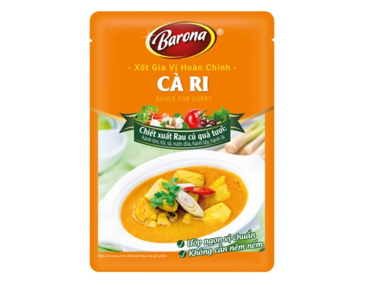 Xốt Gia Vị Hoàn Chỉnh - Cà Ri 80g Barona ảnh 0