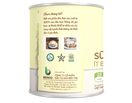 Kem Sữa Dừa Đặc Ít Béo Delta Coco Lon 300g Delta Coco ảnh 1