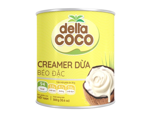 Kem Sữa Dừa Đặc Béo Delta Coco Lon 300g Delta Coco ảnh 0