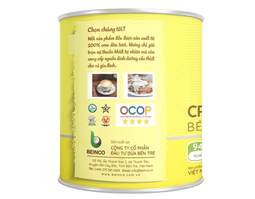 Kem Sữa Dừa Đặc Béo Delta Coco Lon 300g Delta Coco ảnh 1