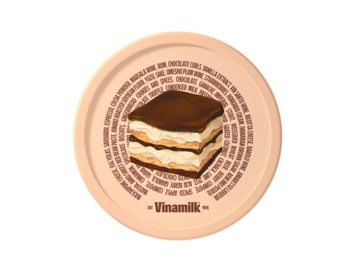 Kem Gelato Hương Tiramisu Vinamilk 90ml Vinamilk ảnh 1